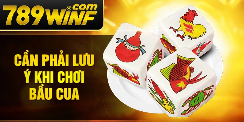 Cần phải lưu ý khi chơi bầu cua
